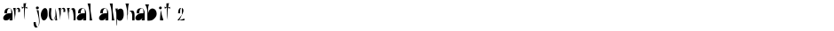 Art Journal Alphabit 2Demo