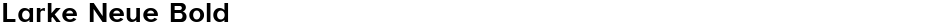 Larke Neue BoldDemo
