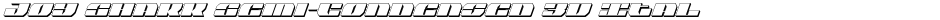 Joy Shark Semi-Condensed 3D ItalicDemo