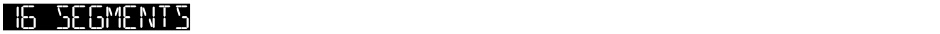 16 SegmentsDemo
