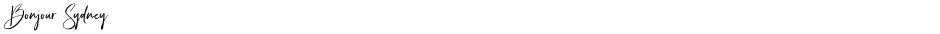 Bonjour SydneyDemo