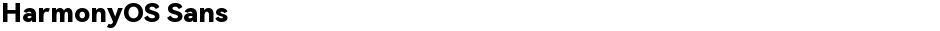 HarmonyOS SansDemo
