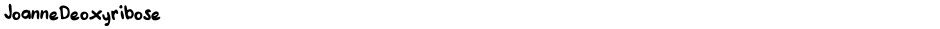 JoanneDeoxyriboseDemo