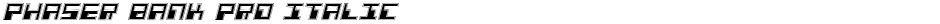 Phaser Bank Pro ItalicDemo