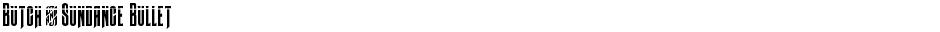 Butch & Sundance BulletDemo