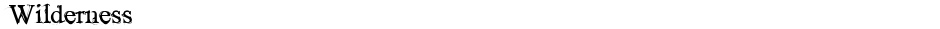 WildernessDemo
