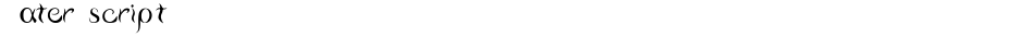 Water scriptDemo