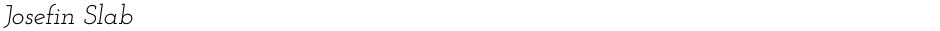 Josefin SlabDemo