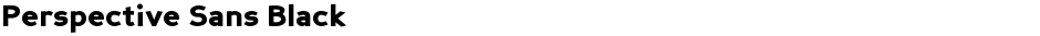 Perspective Sans BlackDemo
