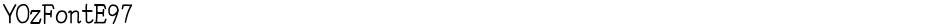 YOzFontE97Demo