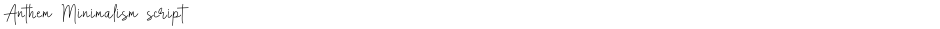 Anthem Minimalism scriptDemo