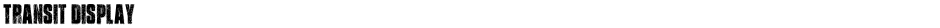 Transit DisplayDemo