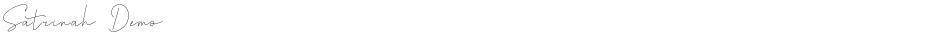 Satrinah DemoDemo