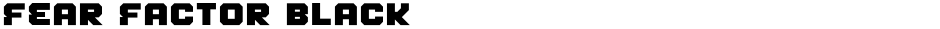 Fear Factor BlackDemo
