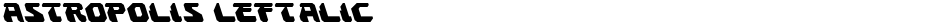 Astropolis LeftalicDemo