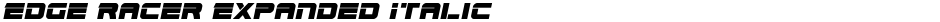 Edge Racer Expanded ItalicDemo