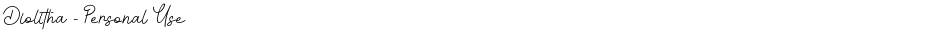 Diolitha - Personal UseDemo