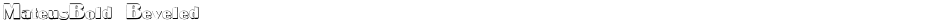 MateusBold BeveledDemo