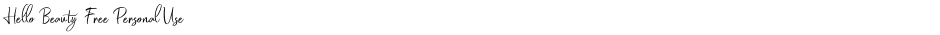 Hello Beauty  Free Personal UseDemo