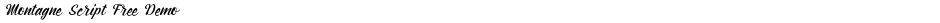 Montagne Script Free DemoDemo