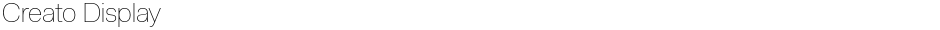 Creato DisplayDemo