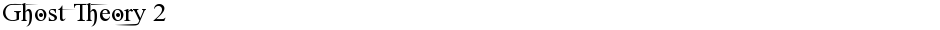 Ghost Theory 2Demo