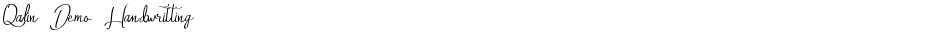 Qalin Demo HandwrittingDemo
