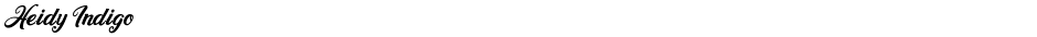 Heidy IndigoDemo