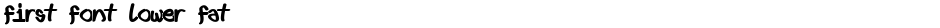 First font lower fatDemo