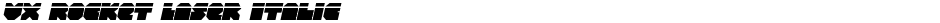 VX Rocket Laser ItalicDemo