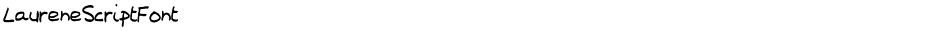 LaureneScriptFontDemo