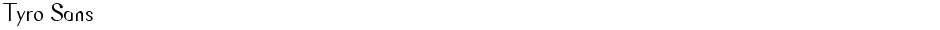 Tyro SansDemo