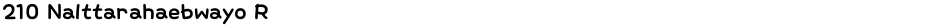 210 Nalttarahaebwayo RDemo