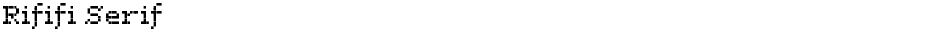 Rififi SerifDemo