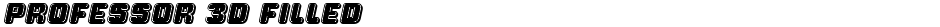 Professor 3D FilledDemo