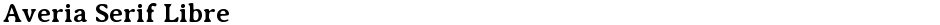 Averia Serif LibreDemo