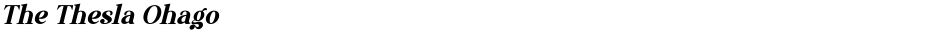 The Thesla OhagoDemo