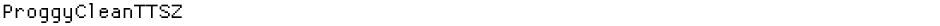 ProggyCleanTTSZDemo