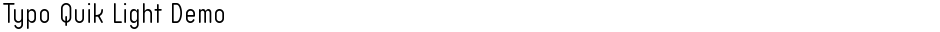Typo Quik Light DemoDemo