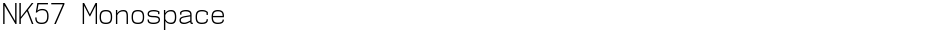 NK57 MonospaceDemo