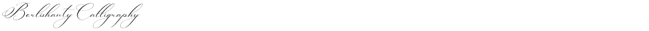 Berlishanty CalligraphyDemo