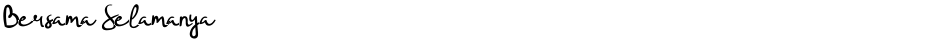 Bersama SelamanyaDemo
