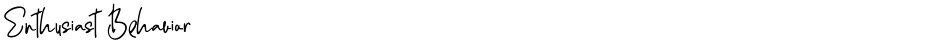 Enthusiast BehaviorDemo