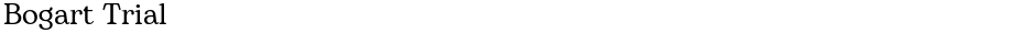 Bogart TrialDemo