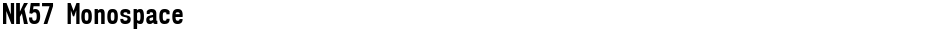 NK57 MonospaceDemo
