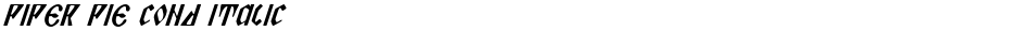 Piper Pie Cond ItalicDemo