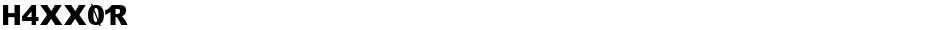 H4XX0RDemo