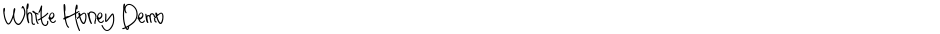 White Honey DemoDemo
