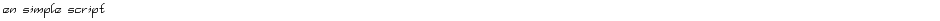 en simple scriptDemo