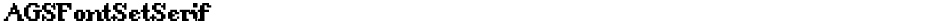 AGSFontSetSerifDemo